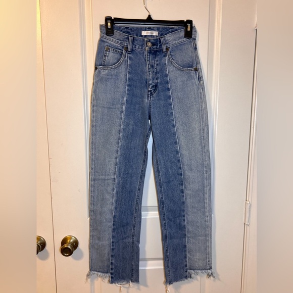 Moussy two toned straight multi wash vintage style jeans - Picture 5 of 11